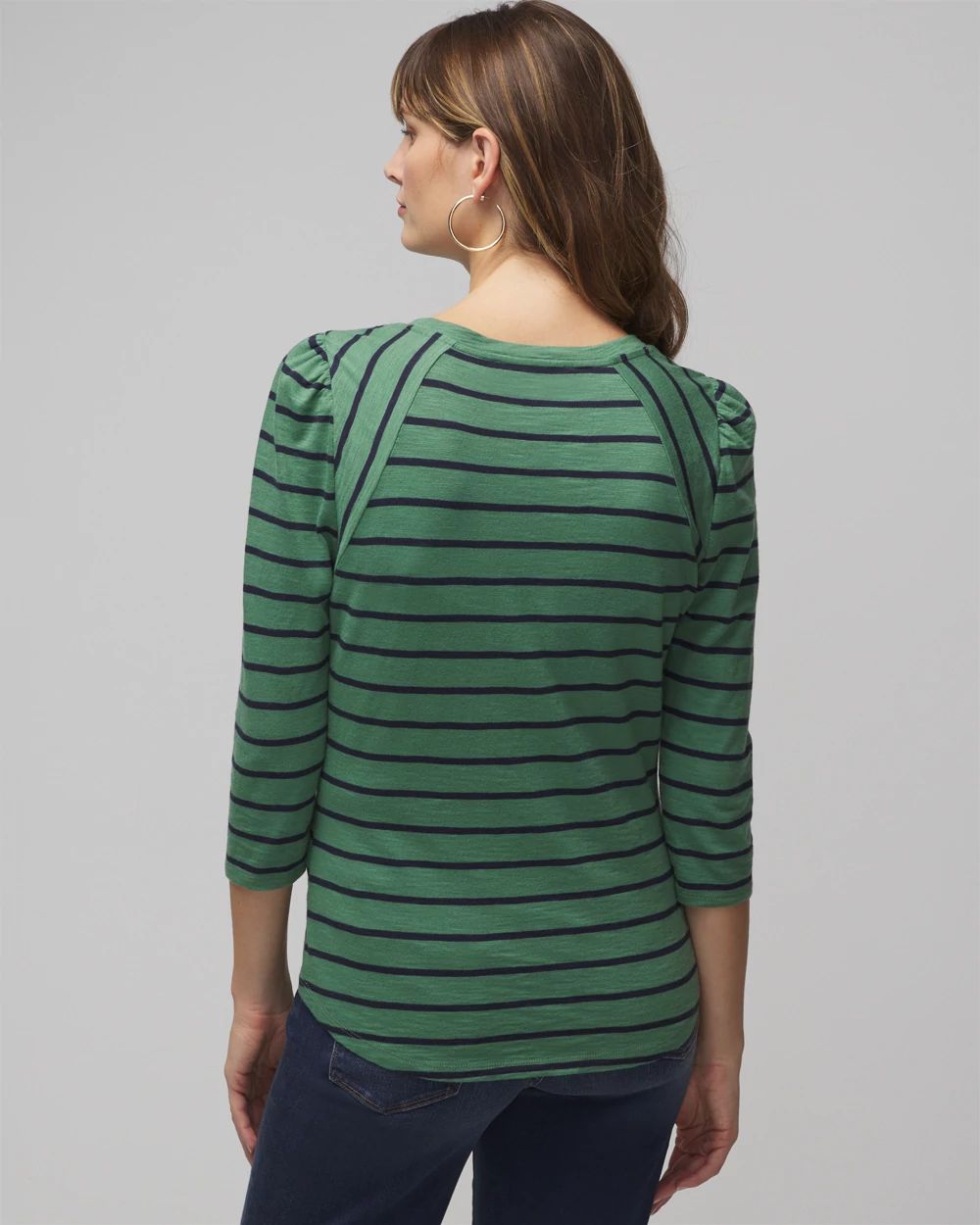 3/4 Sleeve Raglan Tee | White House Black Market